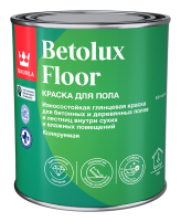 TIKKURILA BETOLUX FLOOR краска для пола, алкидно-уретановая, глянцевая, база A (0,9л)