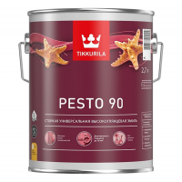 TIKKURILA EURO MIRALKYD PESTO 90 эмаль алкидная, универсальная, высоко глянцевая, база A (0,9л)