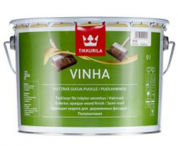 Tikkurila Vinha / Тиккурила Винха кроющий антисептик для древесины водорастворимый