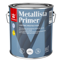 TIKKURILA METALLISTA PRIMER грунтовка антикоррозионная матовая, база А, (0,9л)