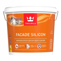 TIKKURILA FACADE SILICON краска акриловая, для фасадов, база A (0,9л)