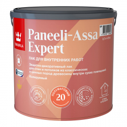 Tikkurila Paneeli Assa Expert EP / Тиккурила лак для стен и потолков акриловый полуматовый Tikkurila Paneeli Assa Expert EP / Тиккурила лак для стен и потолков акриловый полуматовый