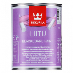 Tikkurila Liitu / Тиккурила Лииту грифельная краска черная и база под колеровку