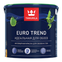 TIKKURILA EURO TREND краска интерьерная, для обоев и стен, база A (0,9л)