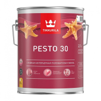 TIKKURILA PESTO 30 эмаль стойкая, алкидная, универсальная, полуматовая, база A (0,9л)