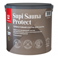Tikkurila Supi Sauna Protect EP / Тиккурила Супи состав защитный для стен и потолков в бане и сауне Tikkurila Supi Sauna Protect EP / Тиккурила Супи состав защитный для стен и потолков в бане и сауне