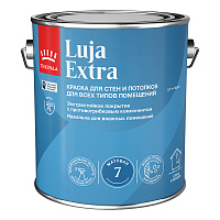 TIKKIVALA (TIKKURILA) LUJA EXTRA 7 краска для влажных помещений антигрибковая, мат, база А (2,7л)