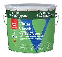 TIKKIVALA (TIKKURILA) VINHA CLASSIC антисептик кроющий, водоразбав., полуматовый, база VVА (11л) TIKKIVALA (TIKKURILA) VINHA CLASSIC антисептик кроющий, водоразбав., полуматовый, база VVА (11л)