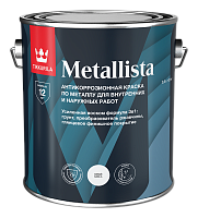 TIKKURILA METALLISTA краска по ржавчине 3 в 1, глянцевая, зеленый (2,3л) new