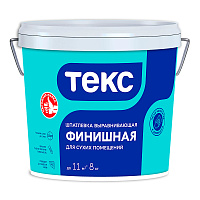 ТЕКС ФИНИШНАЯ шпатлевка выранивающая для сухих помещений (8кг)