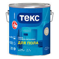 ТЕКС ПРОФИ ДЛЯ БЕТОННЫХ ПОЛОВ эмаль на алкидно-уретановой основе, светло-серый (2,7л)