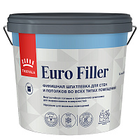 TIKKIVALA (TIKKURILA) EURO FILLER шпаклевка влагостойкая, для стен и потолков (2,5л)