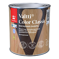 TIKKIVALA (TIKKURILA) VALTTI COLOR CLASSIC лазурь фасадная на маслянной основе, колеруемая (0,9л)