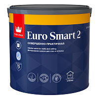 TIKKIVALA (TIKKURILA) EURO SMART 2 краска интерьерная, для стен и потолка, база А (2,7л)