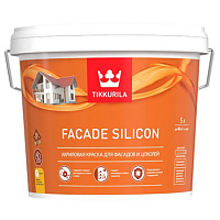 TIKKIVALA (TIKKURILA) FACADE SILICON краска акриловая, для фасадов, база C (5л)