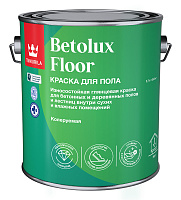 TIKKURILA BETOLUX FLOOR краска для пола, алкидно-уретановая, глянцевая, база A (2,7л)