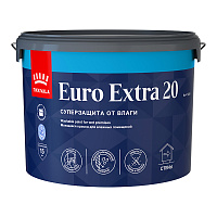 TIKKIVALA (TIKKURILA) EURO EXTRA 20 краска моющаяся, для влажных помещений, п/мат, база A (9л)