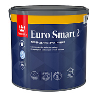 TIKKIVALA (TIKKURILA) EURO SMART 2 краска интерьерная, для стен и потолка, база А (2,7л)