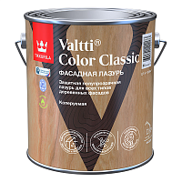 TIKKIVALA (TIKKURILA) VALTTI COLOR CLASSIC лазурь фасадная на маслянной основе, колеруемая (2,7л)