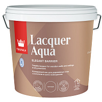 TIKKIVALA (TIKKURILA) EURO LACQUER AQUA лак интерьерный, антисептирующий водный, матовый (2,7л)
