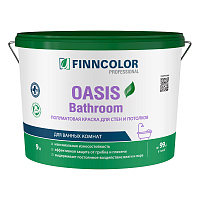 FINNCOLOR OASIS BATHROOM краска влагостойкая для влажных помещений полуматовая, база С (9л)