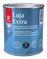 TIKKIVALA (TIKKURILA) LUJA EXTRA 7 краска для влажных помещений антигрибковая, мат, база С (0,9л)