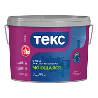 ТЕКС МОЮЩАЯСЯ краска для стен и потолка (ПРОФИ A) (9л)