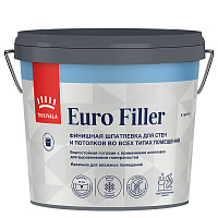 TIKKIVALA (TIKKURILA) EURO FILLER шпаклевка влагостойкая, для стен и потолков (5л)