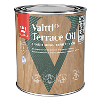 TIKKIVALA (TIKKURILA) VALTTI TERRACE OIL масло для террас и садовой мебели, бесцветный (0,9л)