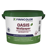 FINNCOLOR OASIS WALLPAPER краска для обоев и стен водно-дисперсионная, база A гл/мат (2,7л)