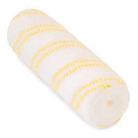 Малярный инструмент 8431259984312502 валик лакэмаль 25см,нейлон двойная желт синие пол, h7, d41мм,(25см)