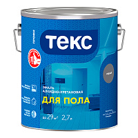 ТЕКС ПРОФИ ДЛЯ БЕТОННЫХ ПОЛОВ эмаль на алкидно-уретановой основе, серый (2,7л)