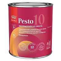 TIKKIVALA (TIKKURILA) PESTO 10 эмаль стойкая, алкидная, универсальная, матовая, база C (0,9л)