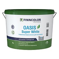 FINNCOLOR OASIS SUPER WHITE краска для потолков супербелая, глубокоматовая (9л)