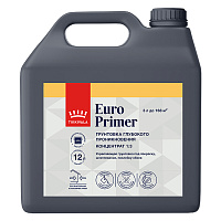 TIKKIVALA (TIKKURILA) EURO PRIMER концентрат 1:3 грунтовка акрилатная, укрепляющая (3л)
