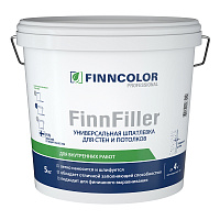 FINNCOLOR FINNFILLER шпаклевка универсальная, финишная для сухих помещений (5кг)