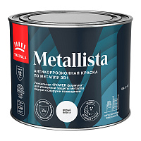 TIKKIVALA (TIKKURILA) METALLISTA краска по ржавчине 3 в 1, глянцевая, база A (0,4л)
