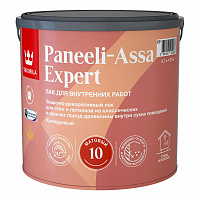 TIKKURILA PANEELI ASSA EXPERT EP лак для стен и потолков, акриловый, матовый (2,7л) TIKKURILA PANEELI ASSA EXPERT EP лак для стен и потолков, акриловый, матовый (2,7л)