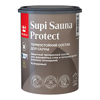 TIKKURILA SUPI SAUNA PROTECT EP состав защитный для стен и потолков, в бане и сауне п/мат (0,9л) TIKKURILA SUPI SAUNA PROTECT EP состав защитный для стен и потолков, в бане и сауне п/мат (0,9л)