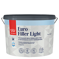 TIKKIVALA (TIKKURILA) EURO FILLER LIGHT шпаклевка финишная, легкая, для стен и потолков (9л)*