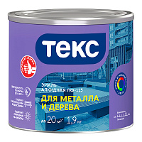 ТЕКС ОПТИМУМ ПФ 115 эмаль алкидная, универсальная, глянцевая, оранжевый (1,9кг)