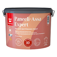 TIKKURILA PANEELI ASSA EXPERT EP лак для стен и потолков, акриловый, матовый (9л) TIKKURILA PANEELI ASSA EXPERT EP лак для стен и потолков, акриловый, матовый (9л)