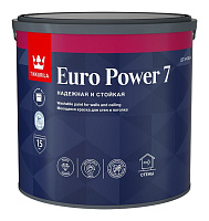 TIKKURILA EURO POWER 7 краска моющаяся, для стен и потолка, матовая, база A (2,7л) TIKKURILA EURO POWER 7 краска моющаяся, для стен и потолка, матовая, база A (2,7л)