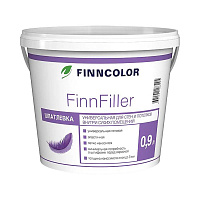 FINNCOLOR FINNFILLER шпаклевка универсальная, финишная для сухих помещений (0,9л)