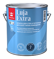 TIKKIVALA (TIKKURILA) LUJA EXTRA 7 краска для влажных помещений антигрибковая, мат, база С (2,7л)