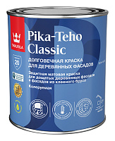 TIKKURILA PIKA TEHO CLASSIC краска акрилатная, для деревянных фасадов, матовая, база A (0,9л)