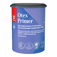 TIKKIVALA (TIKKURILA) OTEX PRIMER грунтовка адгезионная по сложным поверхн, мат, база А (0,9л) TIKKIVALA (TIKKURILA) OTEX PRIMER грунтовка адгезионная по сложным поверхн, мат, база А (0,9л)