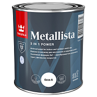TIKKIVALA (TIKKURILA) METALLISTA краска по ржавчине 3 в 1, глянцевая, база A (0,8л)