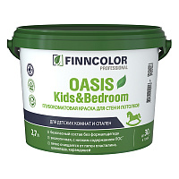 FINNCOLOR OASIS KIDS BEDROOM краска для стен и потолков в сухих помещениях, г-мат, база A (2,7л)
