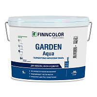 FINNCOLOR GARDEN AQUA эмаль акриловая для внутренних работ, полуматовая, база A (9л)